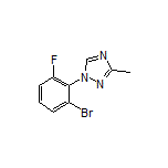 1-(2-Bromo-6-fluorophenyl)-3-methyl-1H-1,2,4-triazole