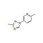 2-Methyl-5-(3-methyl-1H-1,2,4-triazol-1-yl)pyridine