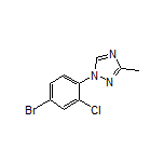 1-(4-Bromo-2-chlorophenyl)-3-methyl-1H-1,2,4-triazole