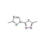 2-Methyl-5-(3-methyl-1H-1,2,4-triazol-1-yl)-1,3,4-thiadiazole