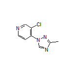 3-Chloro-4-(3-methyl-1H-1,2,4-triazol-1-yl)pyridine