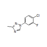 1-(4-Chloro-3-fluorophenyl)-3-methyl-1H-1,2,4-triazole