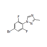 1-(4-Bromo-2,6-difluorophenyl)-3-methyl-1H-1,2,4-triazole