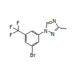 1-[3-Bromo-5-(trifluoromethyl)phenyl]-3-methyl-1H-1,2,4-triazole