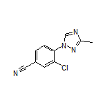 3-Chloro-4-(3-methyl-1H-1,2,4-triazol-1-yl)benzonitrile