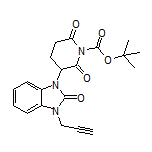 1-Boc-3-[2-oxo-3-(2-propynyl)-2,3-dihydro-1-benzimidazolyl]piperidine-2,6-dione