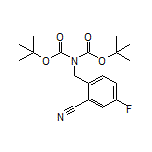 2-[(Di-Boc-amino)methyl]-5-fluorobenzonitrile