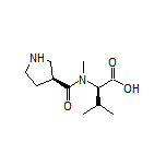 (R)-3-Methyl-2-[(S)-N-methylpyrrolidine-3-carboxamido]butanoic Acid