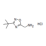 [3-(tert-Butyl)-1,2,4-oxadiazol-5-yl]methanamine Hydrochloride