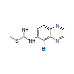 (5-Bromo-6-quinoxalinyl)-S-methylisothiourea