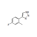 4-(4-Fluoro-2-methylphenyl)-1H-1,2,3-triazole