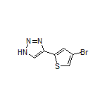 4-(4-Bromo-2-thienyl)-1H-1,2,3-triazole