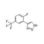 4-[2-Fluoro-5-(trifluoromethyl)phenyl]-1H-1,2,3-triazole