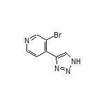 3-Bromo-4-(1H-1,2,3-triazol-4-yl)pyridine