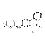 Methyl 5-(Boc-amino)-2-(4-pyridyl)benzoate