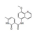 N-(8-Methoxy-5-quinolyl)-6-methyl-2-oxo-1,2-dihydropyridine-3-carboxamide