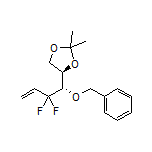 (R)-4-[(S)-1-(Benzyloxy)-2,2-difluoro-3-butenyl]-2,2-dimethyl-1,3-dioxolane