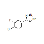 4-(4-Bromo-3-fluorophenyl)-1H-1,2,3-triazole