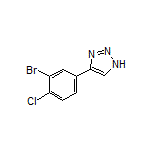 4-(3-Bromo-4-chlorophenyl)-1H-1,2,3-triazole