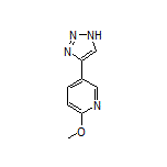 2-Methoxy-5-(1H-1,2,3-triazol-4-yl)pyridine