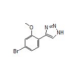 4-(4-Bromo-2-methoxyphenyl)-1H-1,2,3-triazole