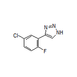 4-(5-Chloro-2-fluorophenyl)-1H-1,2,3-triazole