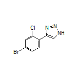 4-(4-Bromo-2-chlorophenyl)-1H-1,2,3-triazole