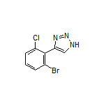 4-(2-Bromo-6-chlorophenyl)-1H-1,2,3-triazole