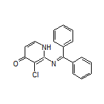 3-Chloro-2-[(diphenylmethylene)amino]pyridin-4(1H)-one