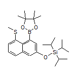 8-(Methylthio)-3-[(triisopropylsilyl)oxy]naphthalene-1-boronic Acid Pinacol Ester