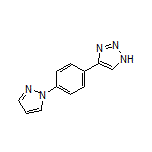 4-[4-(1-Pyrazolyl)phenyl]-1H-1,2,3-triazole