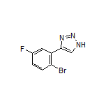 4-(2-Bromo-5-fluorophenyl)-1H-1,2,3-triazole