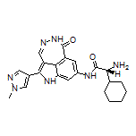 (R)-2-Amino-2-cyclohexyl-N-[2-(1-methyl-4-pyrazolyl)-6-oxo-5,6-dihydro-1H-[1,2]diazepino[4,5,6-cd]indol-8-yl]acetamide