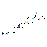 4-[3-(4-Boc-1-piperazinyl)-1-azetidinyl]aniline