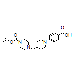 4-[4-[(4-Boc-1-piperazinyl)methyl]-1-piperidyl]benzoic Acid