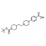 4-[4-[2-(1-Boc-4-piperidyl)ethyl]-1-piperazinyl]benzoic Acid