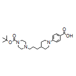 4-[4-[3-(4-Boc-1-piperazinyl)propyl]-1-piperidyl]benzoic Acid