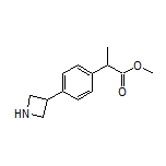 Methyl 2-[4-(3-Azetidinyl)phenyl]propanoate