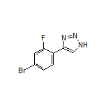 4-(4-Bromo-2-fluorophenyl)-1H-1,2,3-triazole