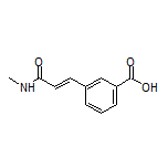 (E)-3-[3-(Methylamino)-3-oxo-1-propenyl]benzoic Acid