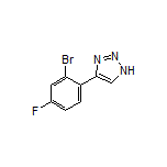 4-(2-Bromo-4-fluorophenyl)-1H-1,2,3-triazole