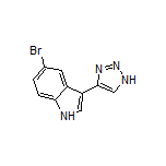 5-Bromo-3-(1H-1,2,3-triazol-4-yl)-1H-indole