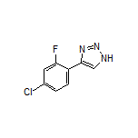 4-(4-Chloro-2-fluorophenyl)-1H-1,2,3-triazole