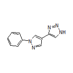 4-(1-Phenyl-4-pyrazolyl)-1H-1,2,3-triazole