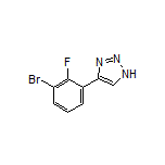 4-(3-Bromo-2-fluorophenyl)-1H-1,2,3-triazole