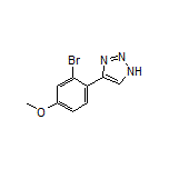 4-(2-Bromo-4-methoxyphenyl)-1H-1,2,3-triazole