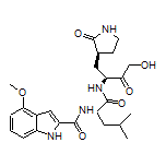 N-[(S)-1-[[(S)-4-Hydroxy-3-oxo-1-[(S)-2-oxo-3-pyrrolidinyl]-2-butyl]amino]-4-methyl-1-oxo-2-pentyl]-4-methoxyindole-2-carboxamide