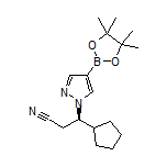 (R)-1-(2-Cyano-1-cyclopentylethyl)pyrazole-4-boronic Acid Pinacol Ester