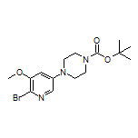 1-Boc-4-(6-bromo-5-methoxy-3-pyridyl)piperazine