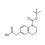 2-(1-Boc-1,2,3,4-tetrahydro-6-quinolyl)acetic Acid